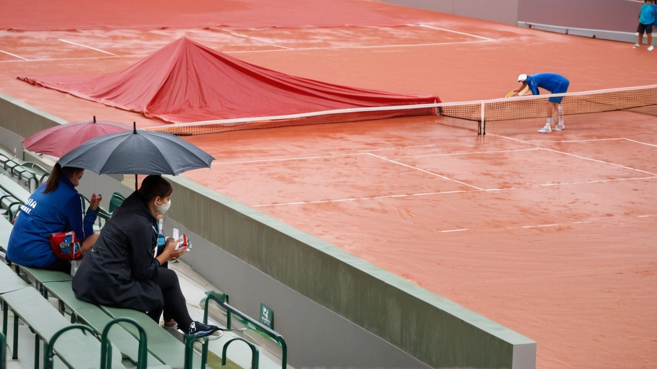 Chuva em Paris Atrapalha Jogos de Tênis Olímpico de Bia Haddad e Laura Pigossi