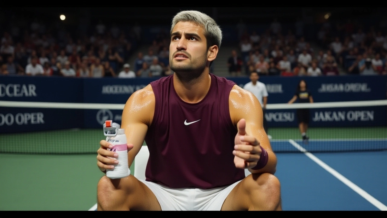 Carlos Alcaraz x Fergus Murphy: explosão no Japan Open em Tóquio